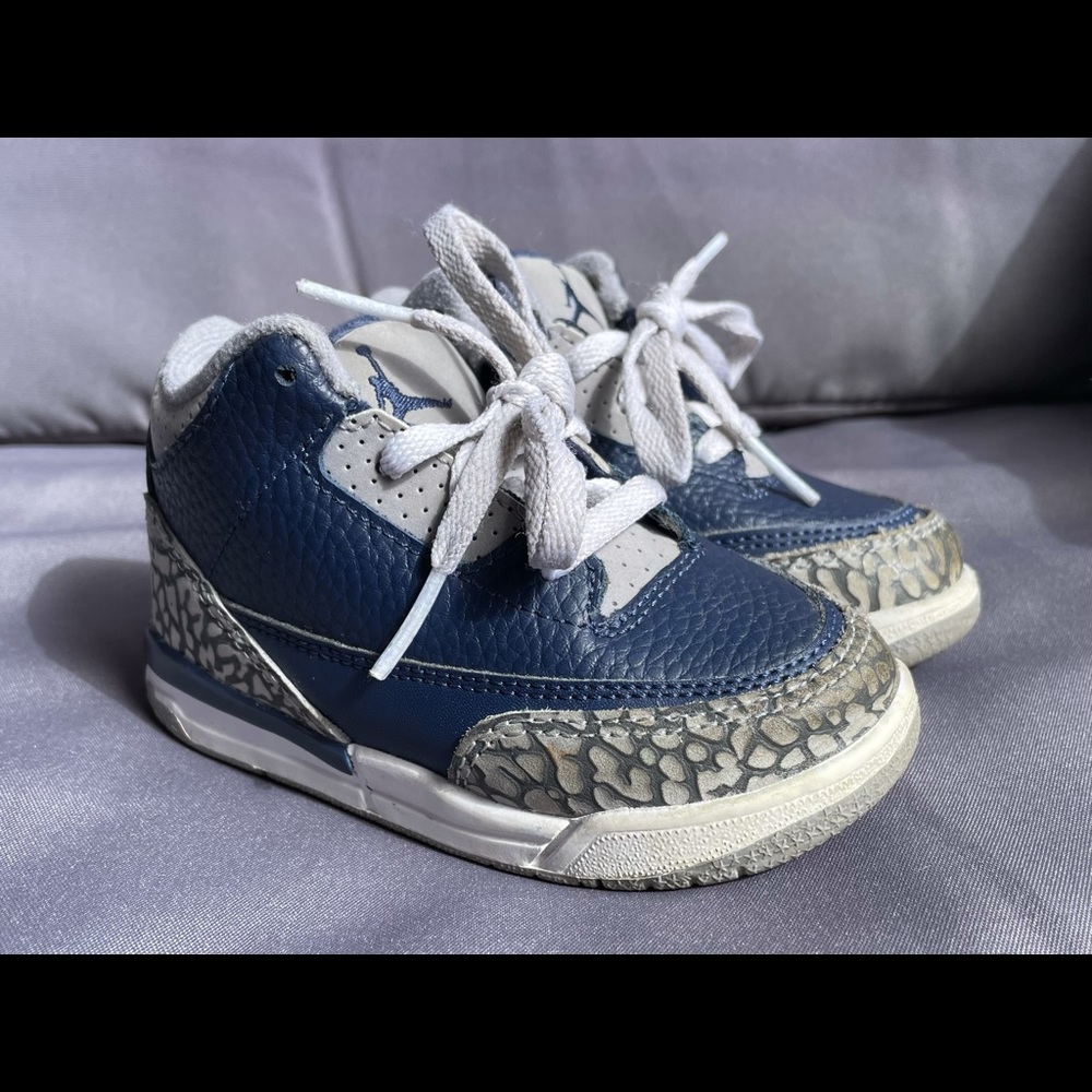 Nike Air Jordan Retro 3 Georgetown Toddler Size 7c 832033 401